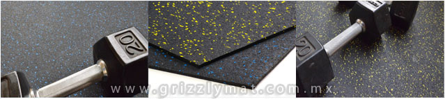 PISOS PARA GIMNASIO GRIZZLYMAT R | TAPETE DE CAUCHO |